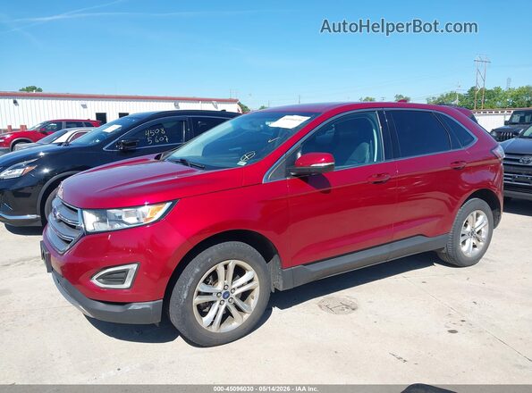 2FMPK3J96JBC26949 2018 FORD EDGE Red 