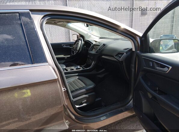 2FMPK3J96KBC08632 2019 FORD EDGE Gray Vista interior delantera