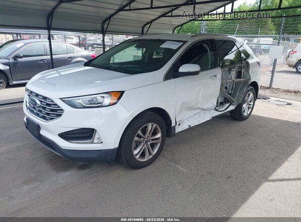 2FMPK3J96KBC24314 2019 FORD EDGE White Առջևի ձախ երեք քառորդ տեսարան