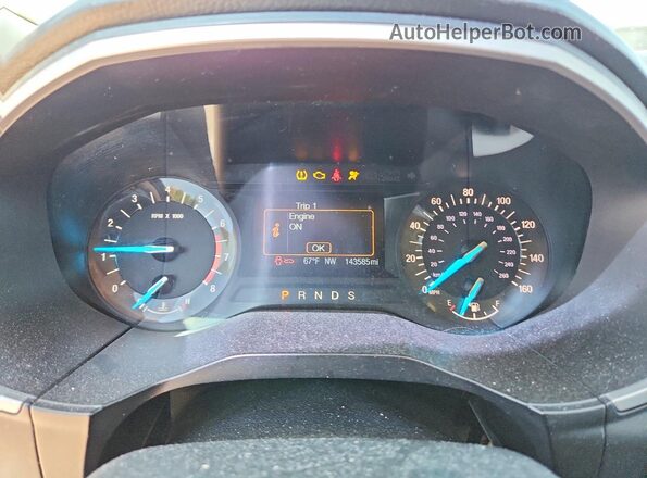 2FMPK3J97HBB00111 2017 FORD EDGE Черный 
