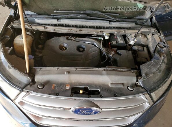 2FMPK3J97HBC43608 2017 FORD EDGE Синий Вид задней части салона