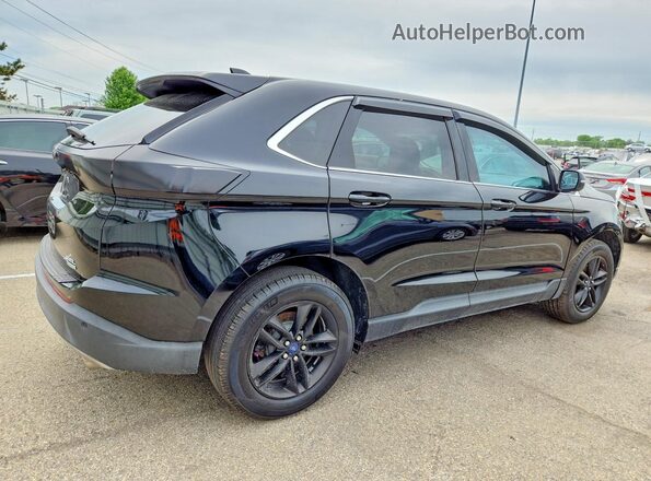 2FMPK3J97JBB68303 2018 FORD EDGE Черный Задняя правая четверть