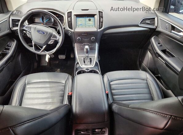 2FMPK3J97JBB68303 2018 FORD EDGE Черный Вид панели приборов