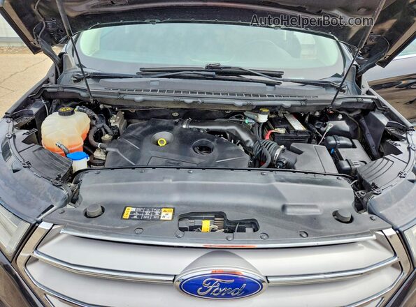 2FMPK3J97JBB68303 2018 FORD EDGE Черный Вид подкапотного пространства
