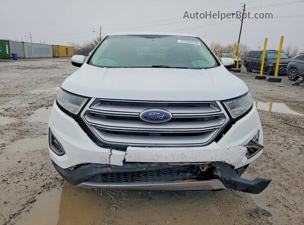 2FMPK3J97JBC56414 2018 FORD EDGE White Widok z przodu