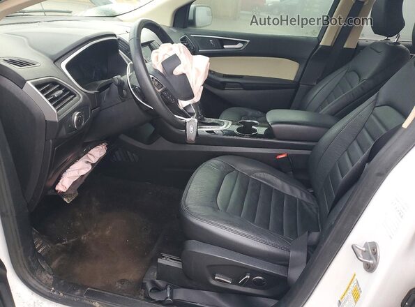 2FMPK3J97JBC56414 2018 FORD EDGE White Widok wnętrza z przodu