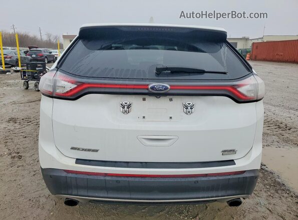 2FMPK3J97JBC56414 2018 FORD EDGE White Widok z tyłu