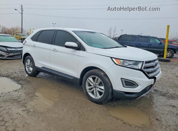 2FMPK3J97JBC56414 2018 FORD EDGE White Przód prawy
