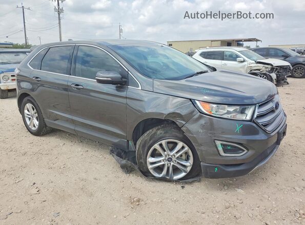 2FMPK3J98JBC55451 2018 FORD EDGE Gray Передня права чверть