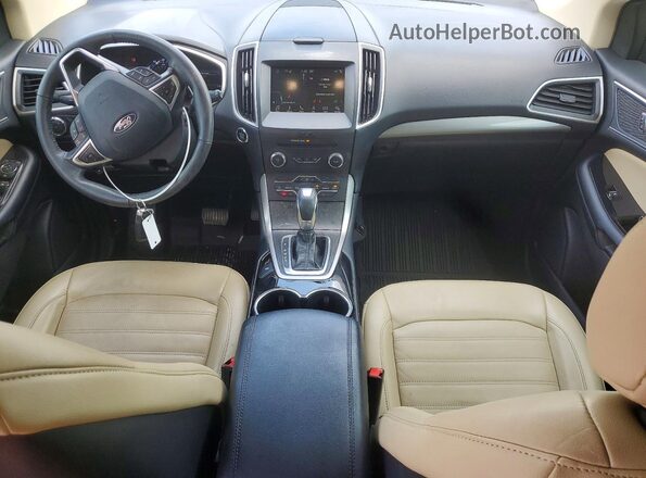 2FMPK3J98JBC55451 2018 FORD EDGE Gray Вид панелі приладів