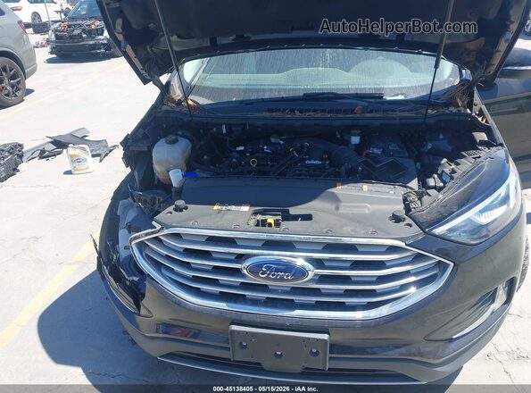2FMPK3J98KBB13523 2019 FORD EDGE Черный Вид сзади