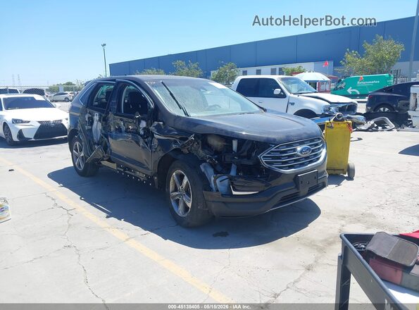 2FMPK3J98KBB13523 2019 FORD EDGE Черный Вид спереди