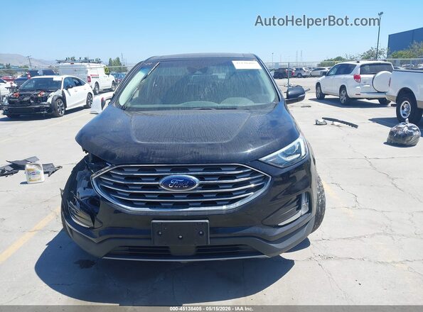 2FMPK3J98KBB13523 2019 FORD EDGE Черный Вид задней части салона