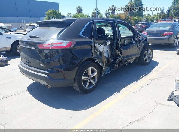 2FMPK3J98KBB13523 2019 FORD EDGE Черный Задняя правая четверть