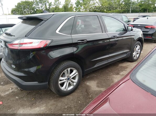 2FMPK3J98KBB24909 2019 FORD EDGE Black Trasero derecho