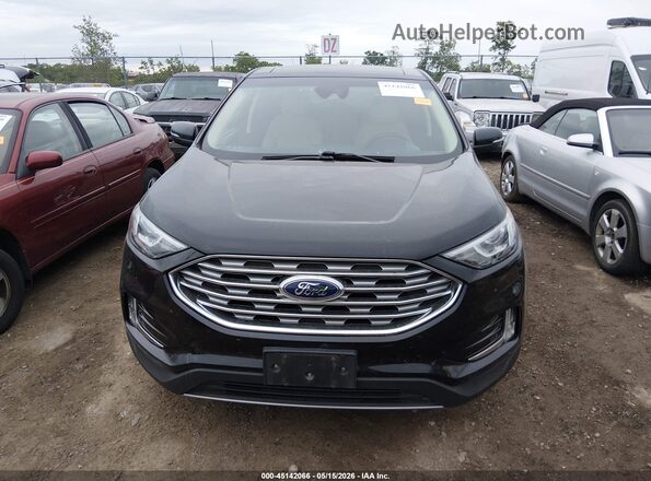 2FMPK3J98KBB24909 2019 FORD EDGE Black Vista del cuadro de instrumentos
