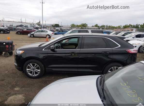2FMPK3J98KBB24909 2019 FORD EDGE Black Vista interior de 360 grados