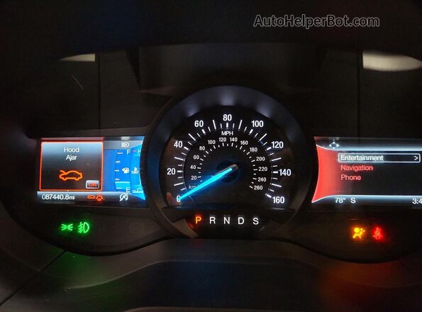 2FMPK3J98KBC05702 2019 FORD EDGE Blue 