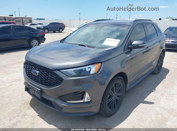 2FMPK3J98LBB19078 2020 FORD EDGE Gray Передня ліва чверть