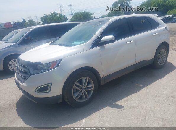 2FMPK3J99GBC01665 2016 FORD EDGE Белый Передняя левая четверть