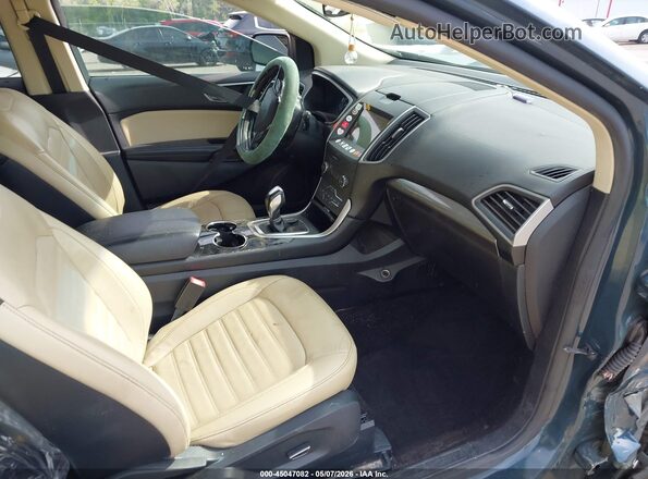 2FMPK3J99GBC04517 2016 FORD EDGE Blue Вид салону спереду