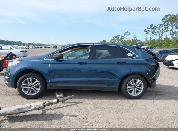 2FMPK3J99GBC04517 2016 FORD EDGE Blue Панорамний вид салону 360°