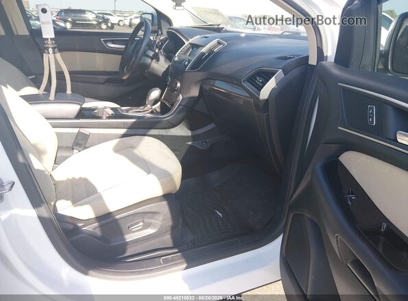 2FMPK3J99HBB44207 2017 FORD EDGE White Вид салону спереду