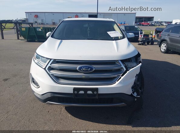 2FMPK3J99HBB44207 2017 FORD EDGE White Вид задньої частини салону
