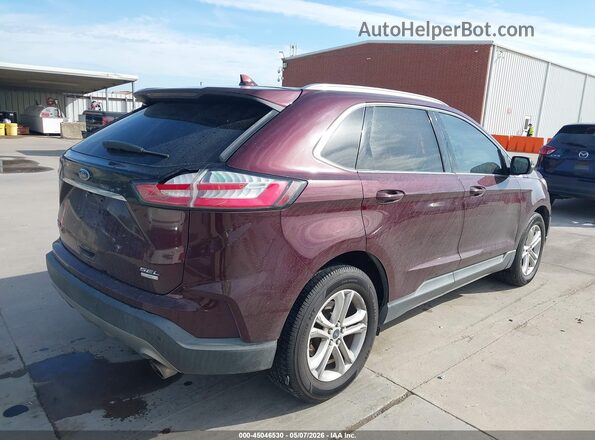 2FMPK3J99KBB48992 2019 FORD EDGE Burgundy Rear right