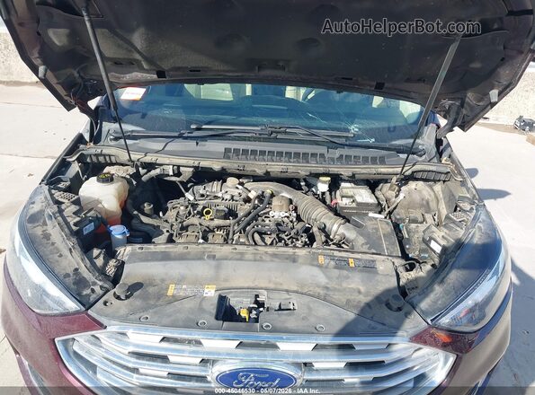 2FMPK3J99KBB48992 2019 FORD EDGE Burgundy Rear view