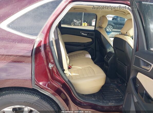 2FMPK3J99KBB48992 2019 FORD EDGE Burgundy VIN sticker view