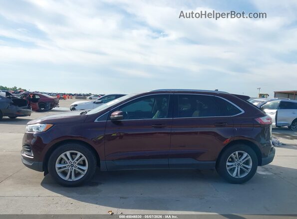 2FMPK3J99KBB48992 2019 FORD EDGE Burgundy 360 interior view