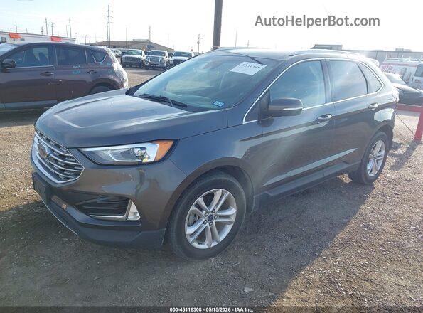 2FMPK3J99KBB68921 2019 FORD EDGE Gray Vista tres cuartos delantera izquierda
