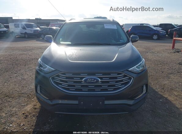 2FMPK3J99KBB68921 2019 FORD EDGE Gray Vista interior trasera