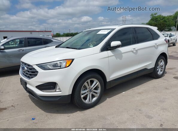 2FMPK3J9XLBB46718 2020 FORD EDGE White Առջևի ձախ երեք քառորդ տեսարան