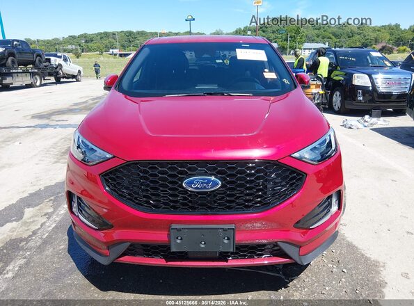 2FMPK3J9XMBA00109 2021 FORD EDGE Red Առջևի վահանակի տեսք