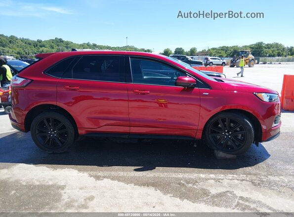 2FMPK3J9XMBA00109 2021 FORD EDGE Red Սարքավորումների վահանակի տեսք