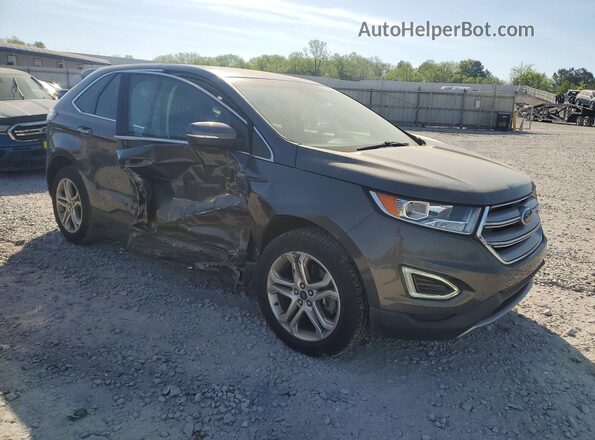 2FMPK3K80JBC62402 2018 FORD EDGE Gray წინა მარჯვენა