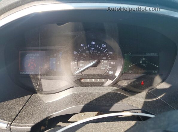2FMPK3K80JBC62402 2018 FORD EDGE Gray ხელსაწყოთა პანელის ხედი