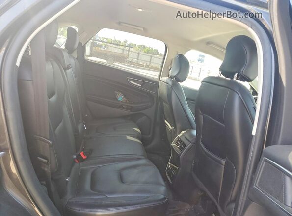 2FMPK3K80JBC62402 2018 FORD EDGE Gray უკანა სალონის ხედი