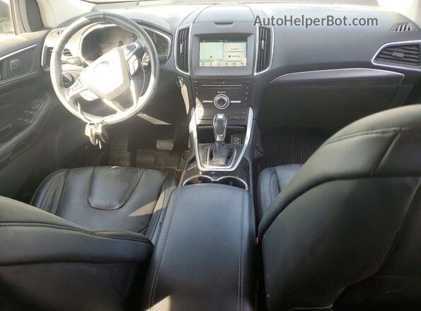 2FMPK3K80JBC62402 2018 FORD EDGE Gray წინა პანელის ხედი