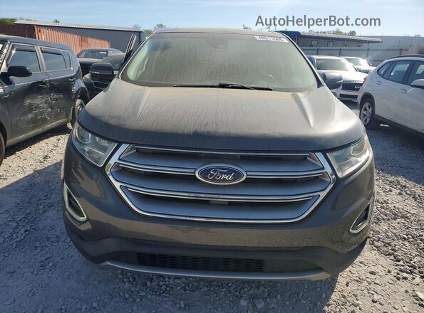 2FMPK3K80JBC62402 2018 FORD EDGE Gray წინა ხედი
