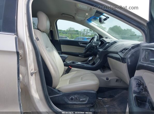 2FMPK3K81JBB95003 2018 FORD EDGE Gold Front interior view