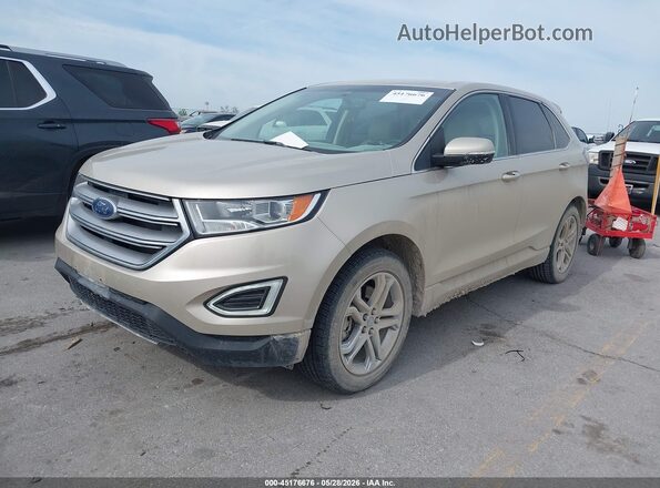 2FMPK3K81JBB95003 2018 FORD EDGE Gold Front left