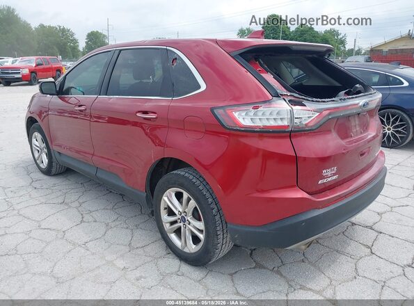 2FMPK3K82GBC24548 2016 FORD EDGE Red Задня ліва чверть