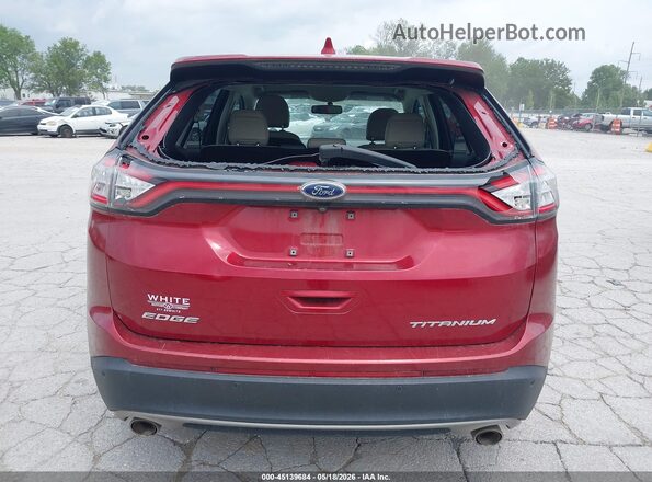 2FMPK3K82GBC24548 2016 FORD EDGE Red 