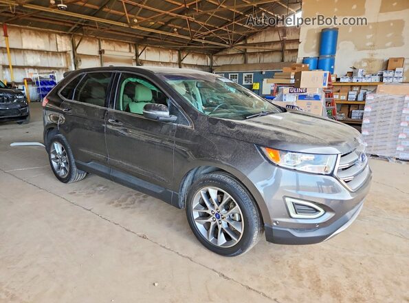 2FMPK3K83JBB15331 2018 FORD EDGE Gray 