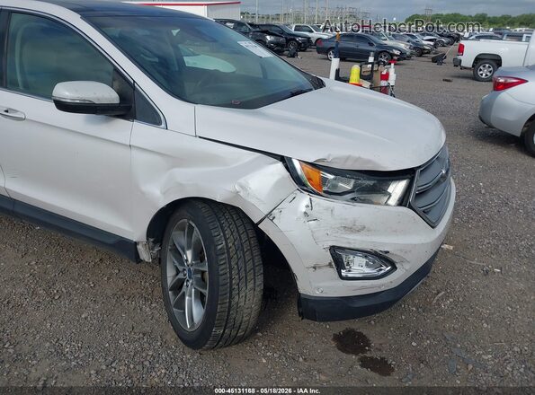 2FMPK3K88GBC23405 2016 FORD EDGE White Front view