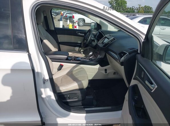 2FMPK3K88GBC23405 2016 FORD EDGE White Front interior view