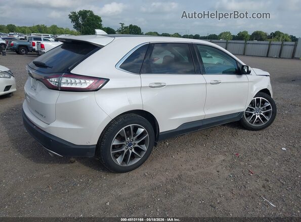 2FMPK3K88GBC23405 2016 FORD EDGE White Rear right